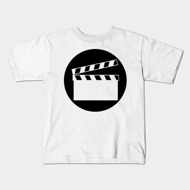 Clap Board Kids T-Shirt by Thedustyphoenix